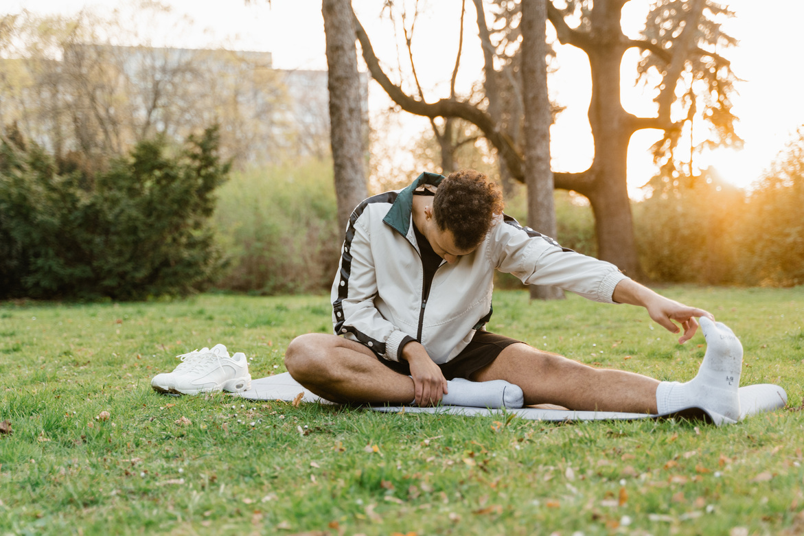 A Man Doing Exercise